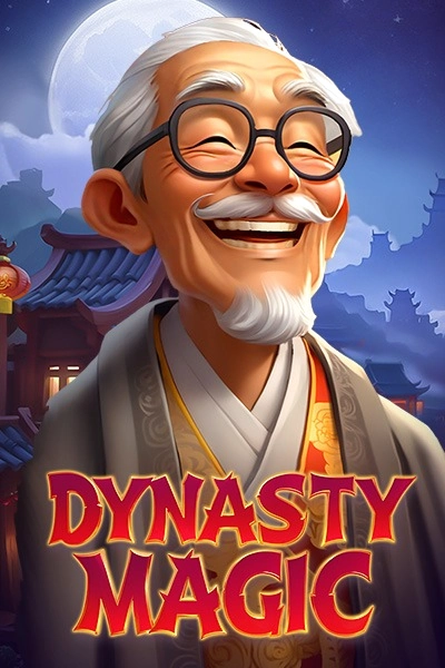 slot-1 Dynasty Magic smiling elder in glasses by pagoda